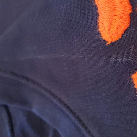 Jcrew navy and orange sweat shirt size XL - Picture 7 of 8